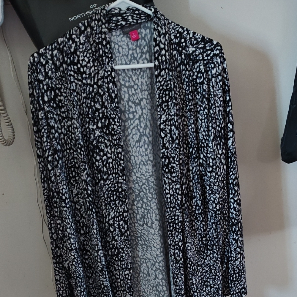 Cardigan - Black And White